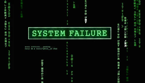 system-failure-computer-green