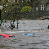 Bingley Floods 2015 Boxing Day - Brown Cow Bingley