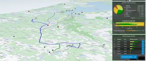 dashboard routing example geodan