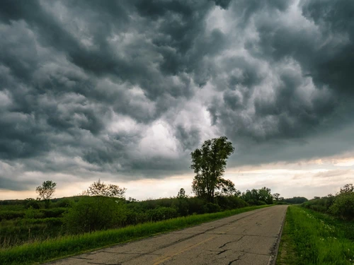 Remnants of Tropical Storm Alberto around the Lake Mills area in Wisconsin.