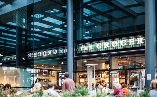 Outside Old Spitalfields Market