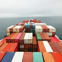 View from the bridge of one of my previous vessels. Somewhere in the middle of the ocean.