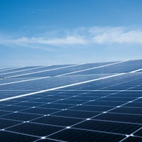 solar panels on a roof