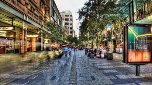 Pitt Street Mall Sydney Australia