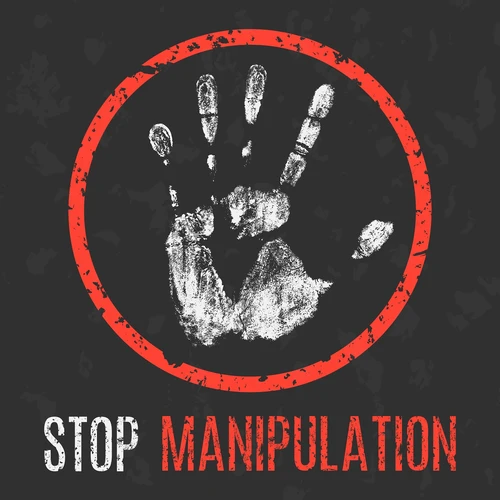 Conceptual,Vector,Illustration.,Social,Problems.,Stop,Manipulation.