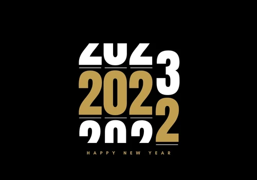 2022-2023,Flipping,With,Countdown,Represents,Coming,New,Year,2023,,Illustration.
